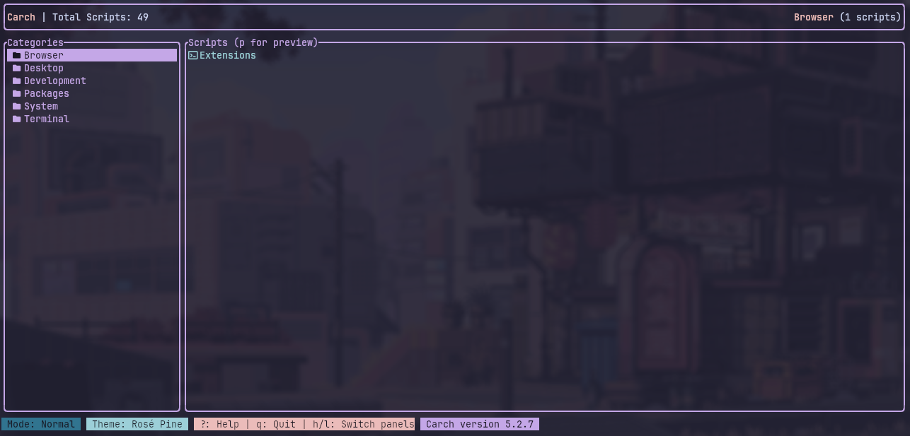 Rose Pine Theme Preview